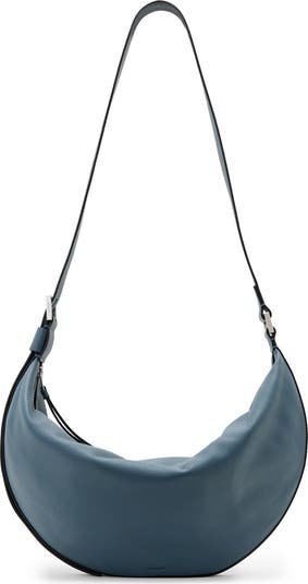 AllSaints Half Moon Leather Shoulder Bag | Nordstrom