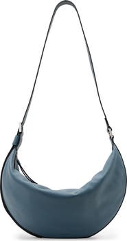 AllSaints Half Moon Leather Shoulder Bag