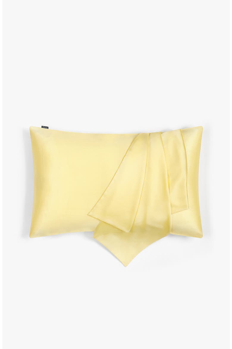 LILYÁUREA® Non-Colorants Golden Silk Pillowcase, Alternate, color, Undyed Natural Golden