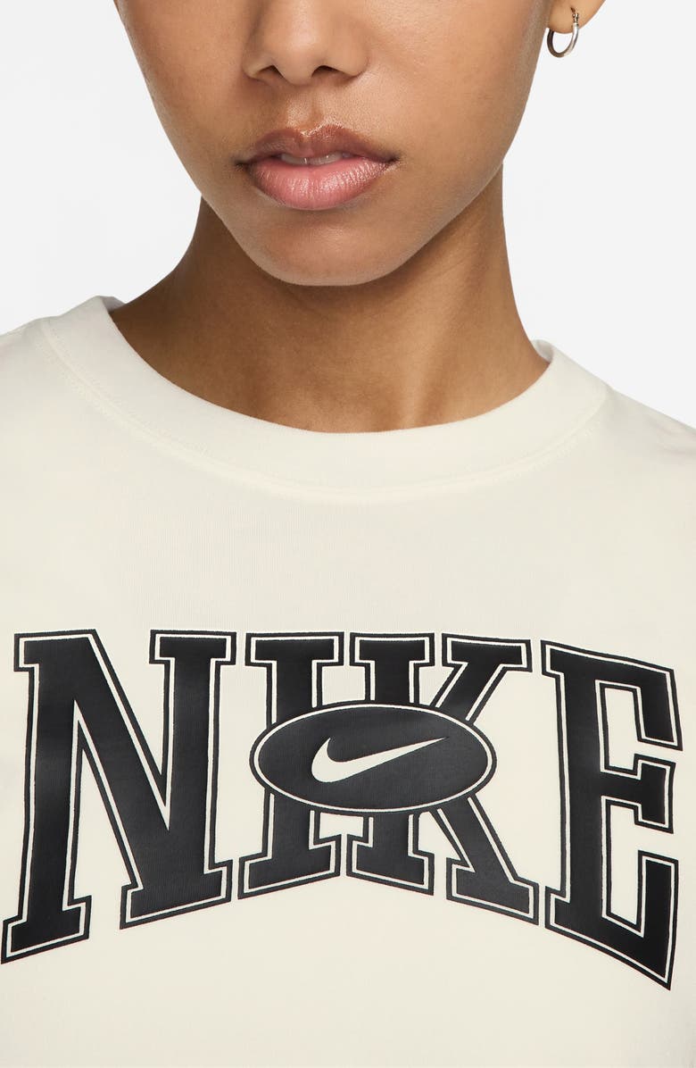 Nike Sportswear Slim Crop T-Shirt, Alternate, color, Sail