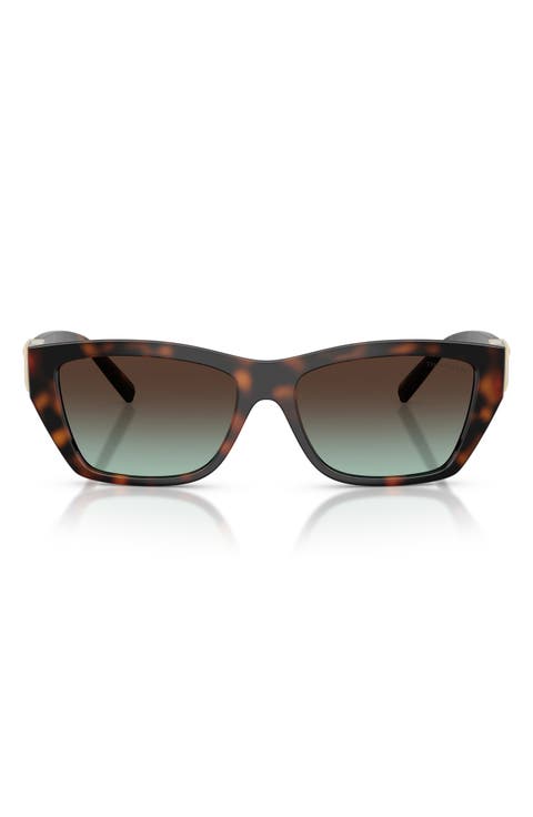 56mm Rectangular Sunglasses