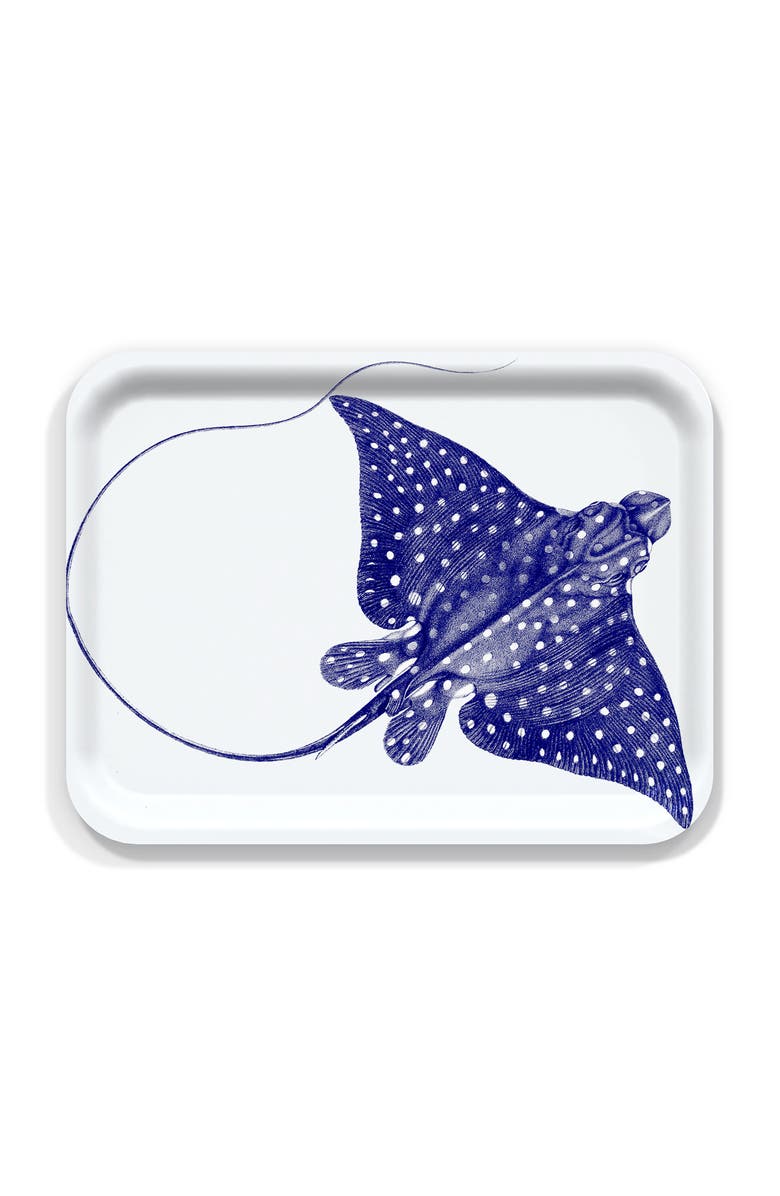 Caskata Birchwood Trays-Wood & Melamine, Main, color, Spotted Stingray Tray