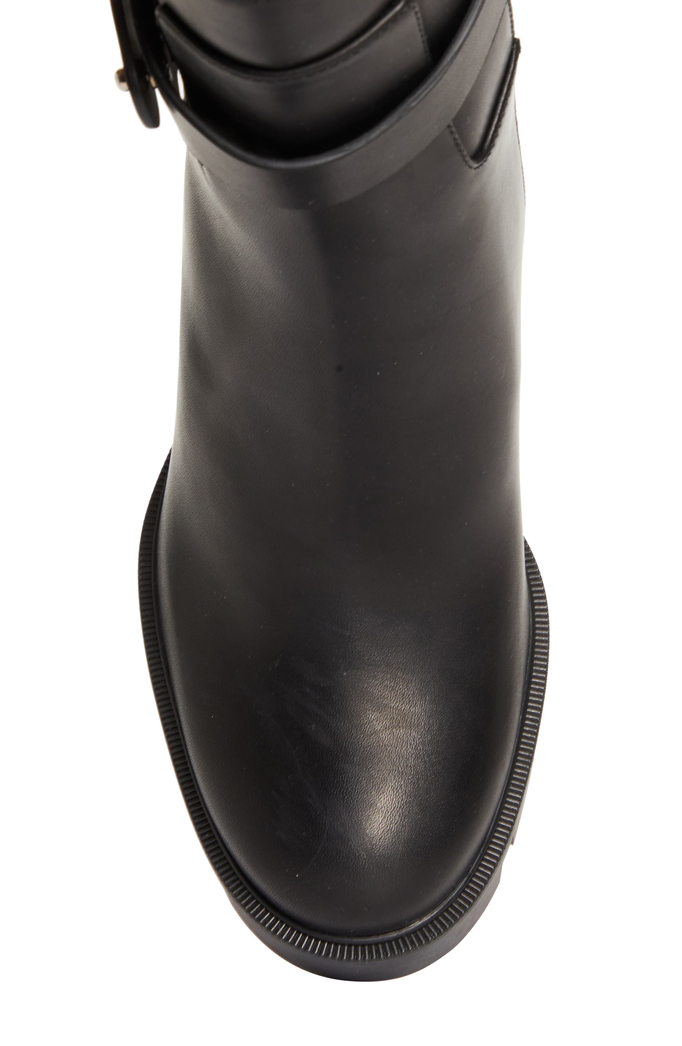 Christian Louboutin Dianouchette Lug Sole Bootie, Alternate, color, Black/ Black Lucido