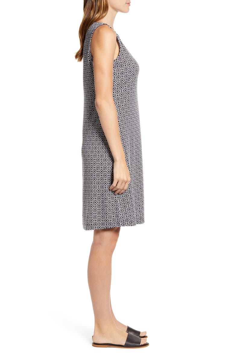 Tommy Bahama Geo Breezy Sleeveless Shift Dress, Alternate, color, 