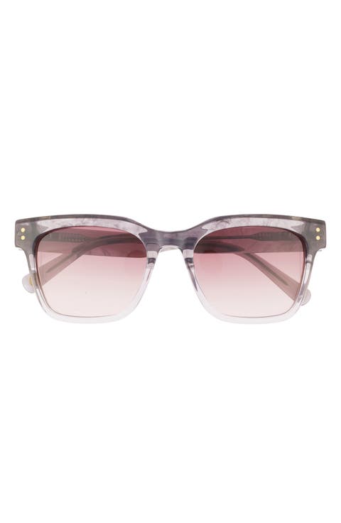 53mm Full Rim Square Sunglasses