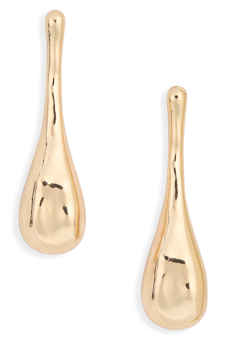 Drip Drop Earrings, Main, color, GOLD
