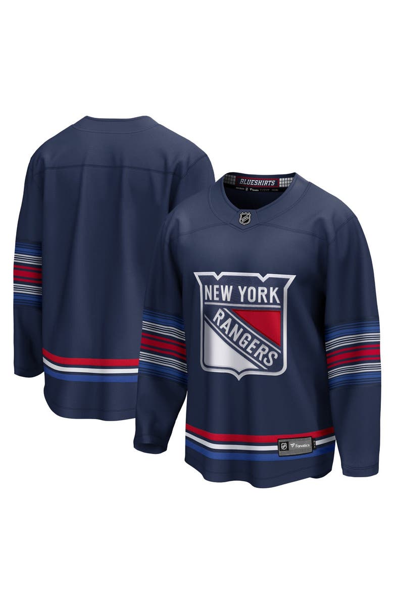 FANATICS Men's Fanatics Branded Navy New York Rangers Alternate Premier Breakaway Jersey, Alternate, color, Navy