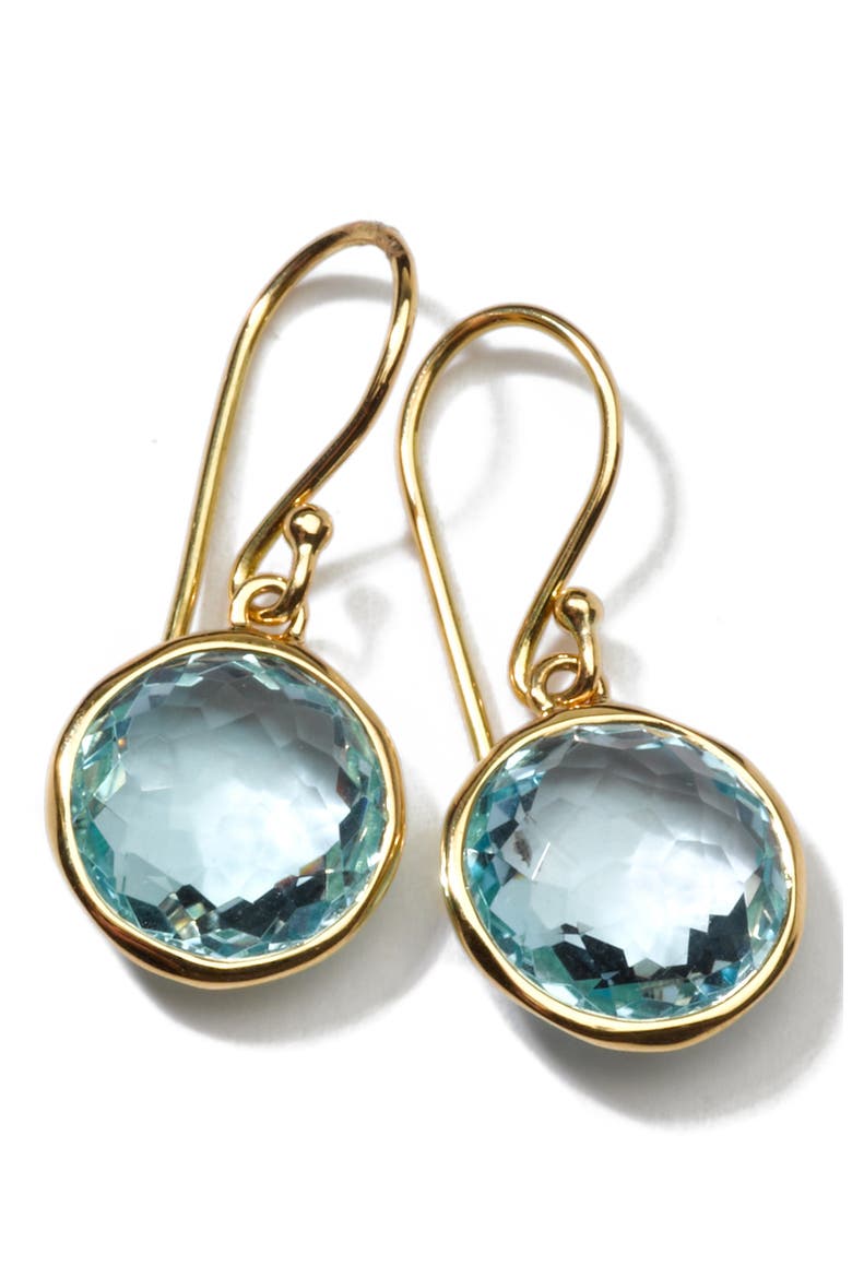 Mini Lollipop Drop Earrings, Main, color, GOLD