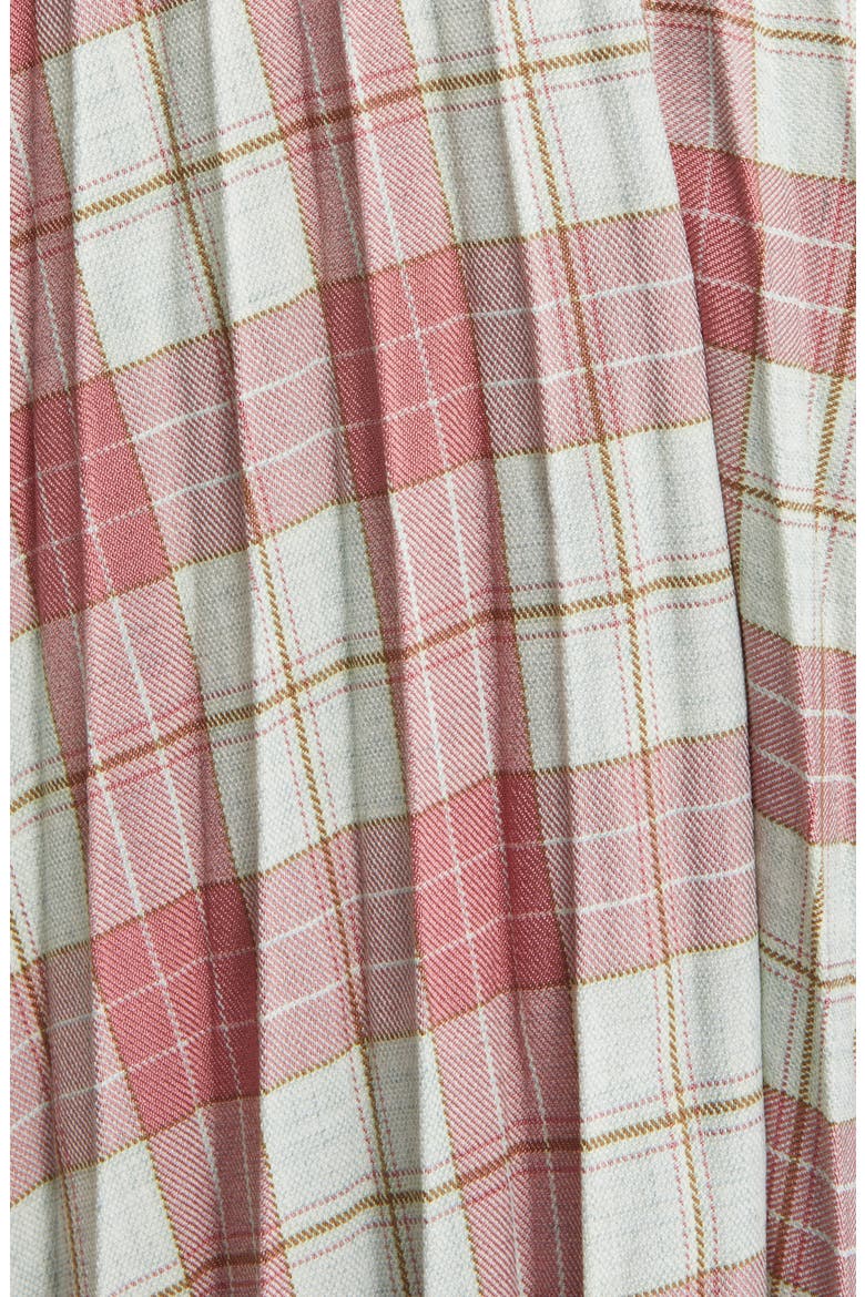 Robin Pleated Midi Skirt, Alternate, color, PINK