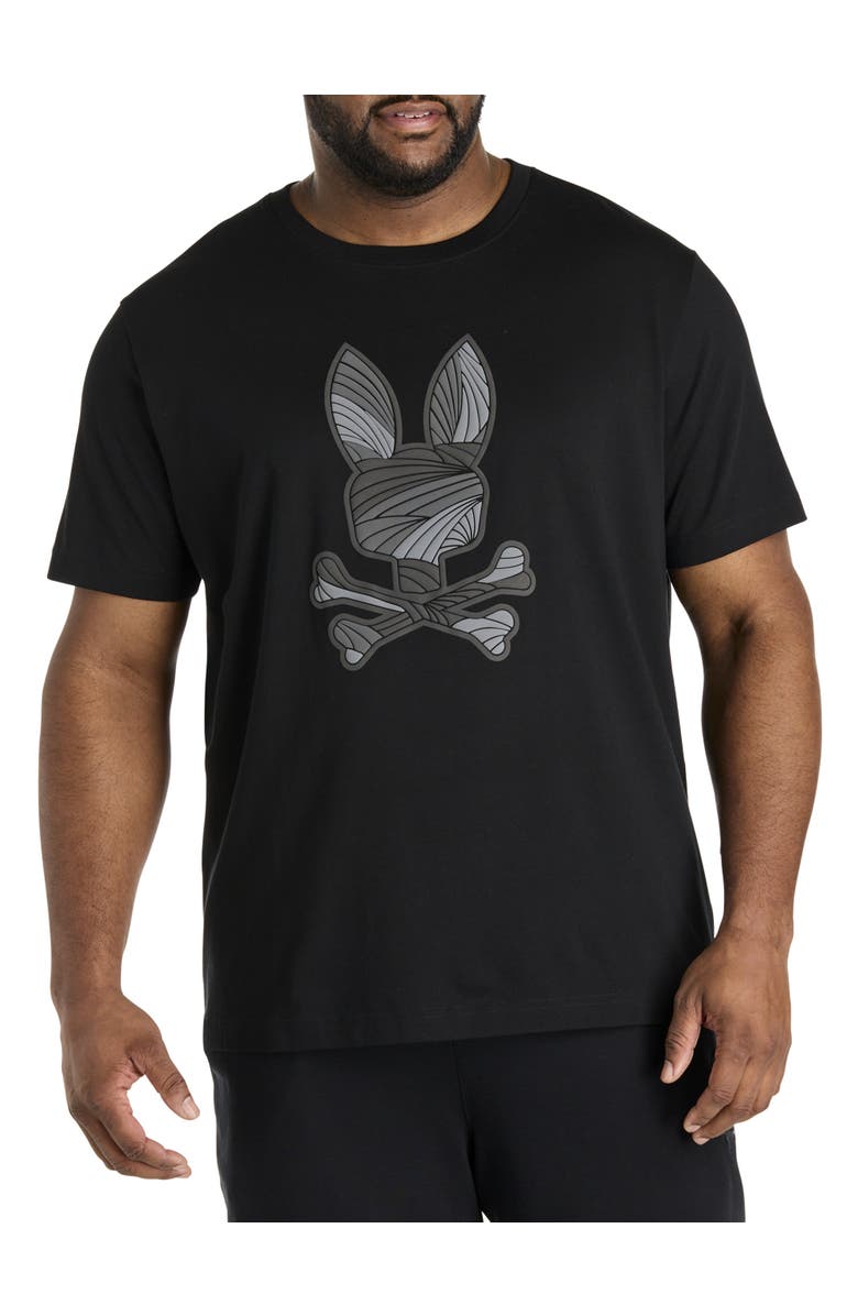 Psycho Bunny Big & Tall Baxter Embossed Graphic Tee, Main, color, 