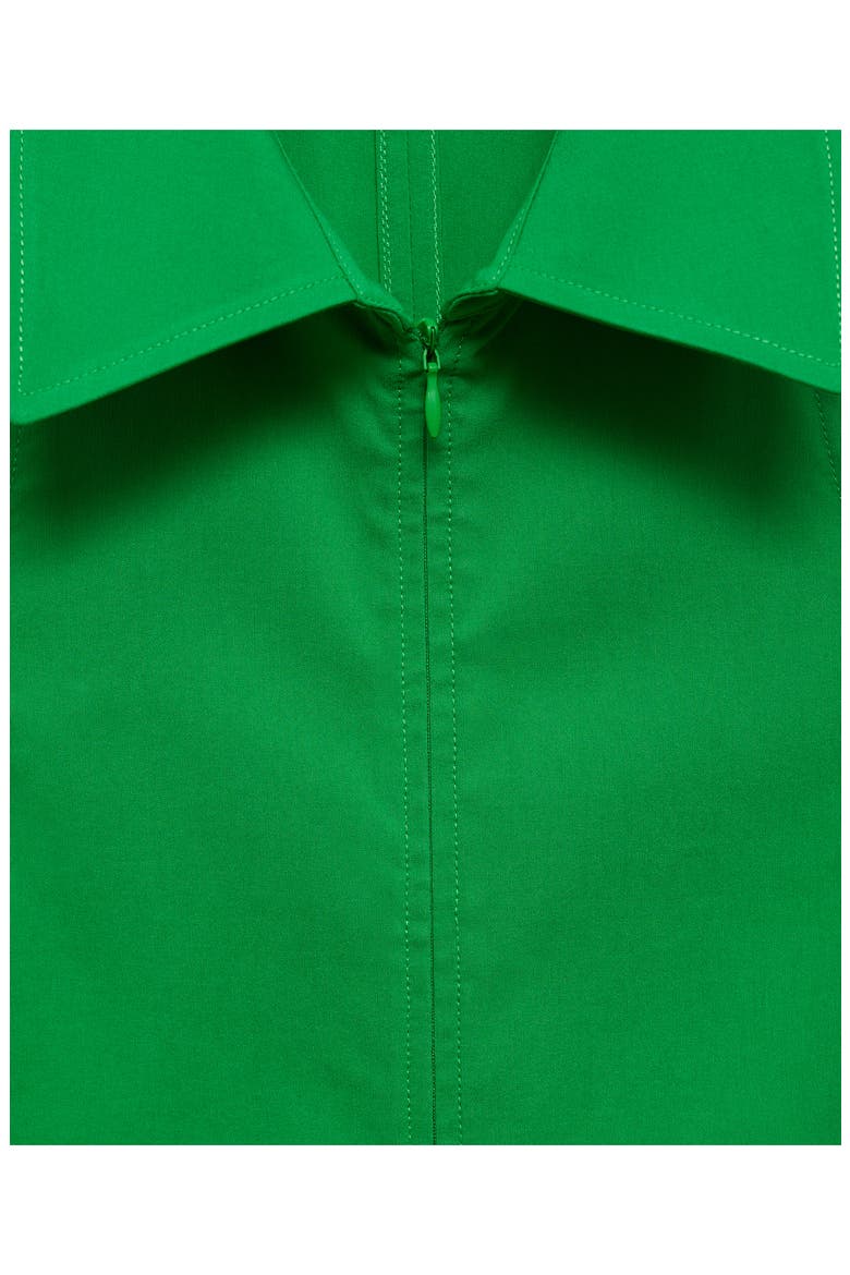 Sleeveless Zip Shirtdress, Alternate, color, GREEN