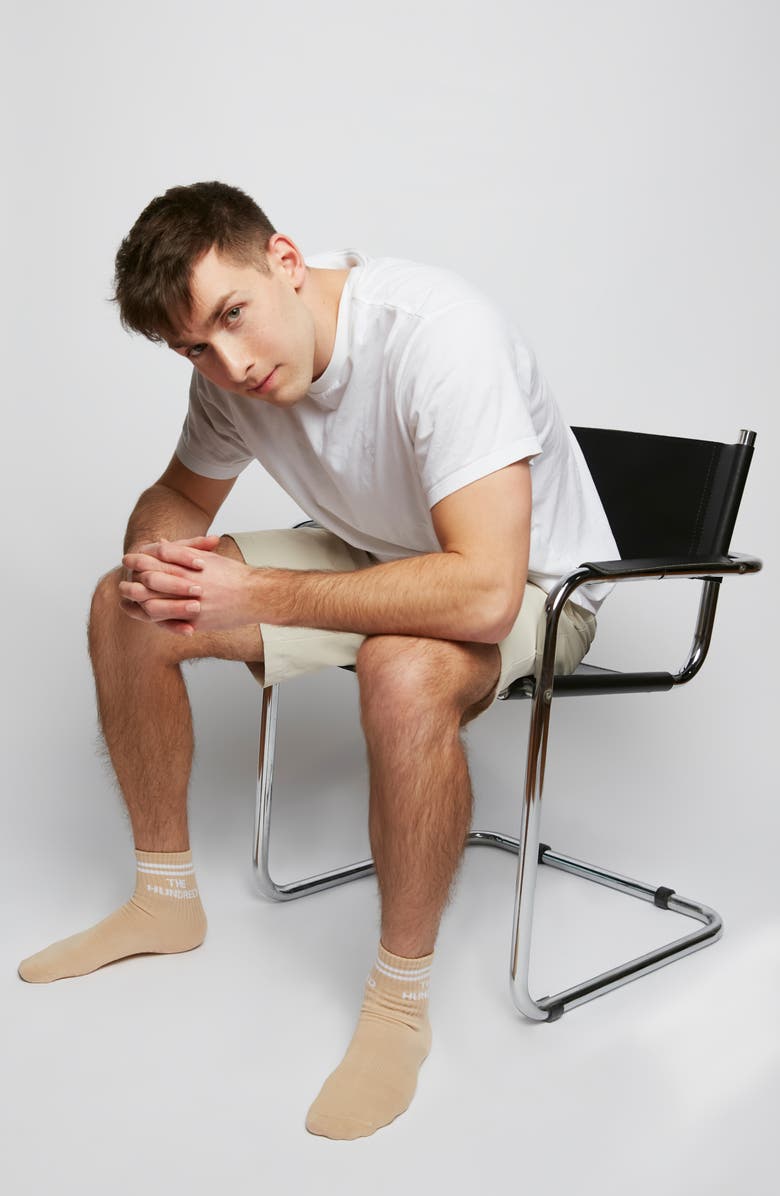 Pilates University 1883 Assorted 2-Pack Nonslip Grip Quarter Socks, Alternate, color, Black- Saint-Tropez Sand