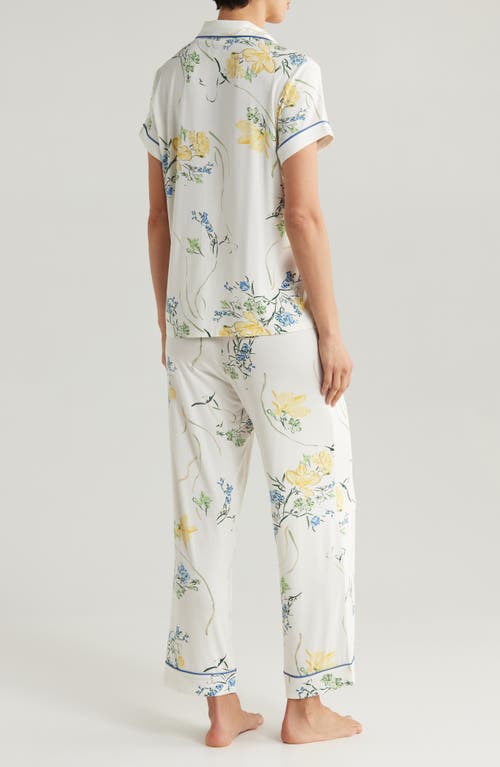 Nordstrom Moonlight Eco Crop Pajamas In White