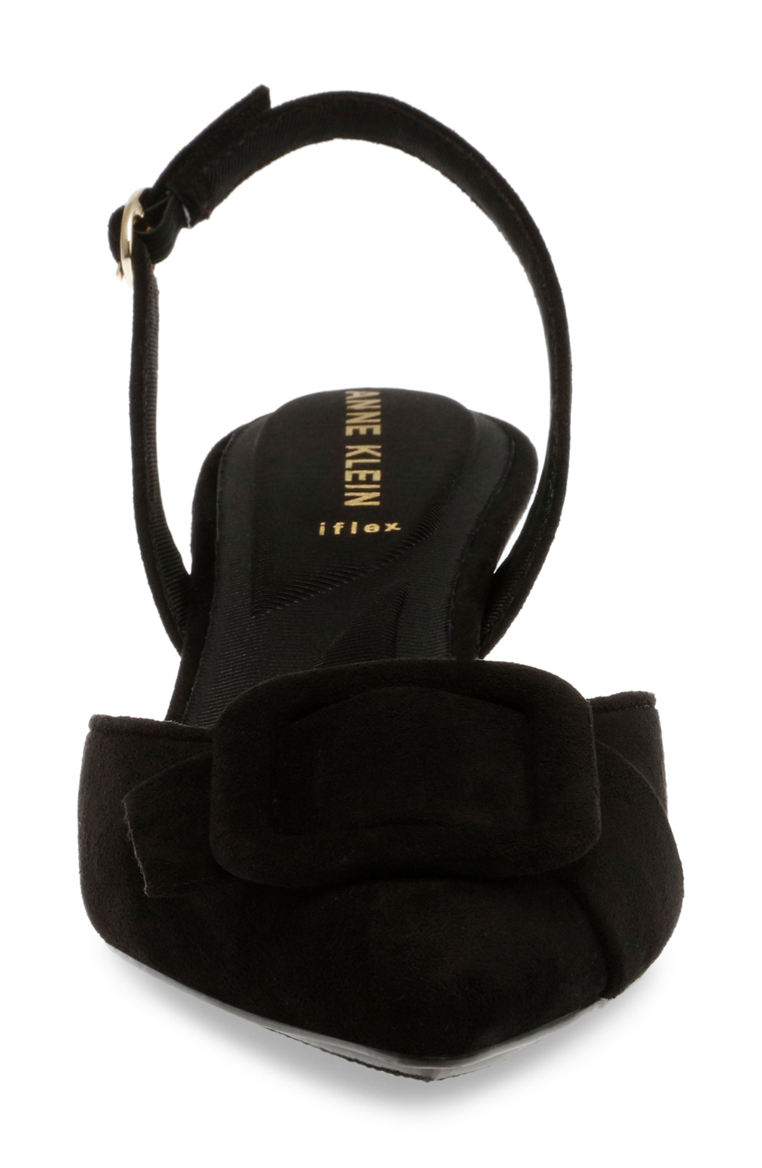 Anne Klein Infinity Slingback Pump, Alternate, color, Black