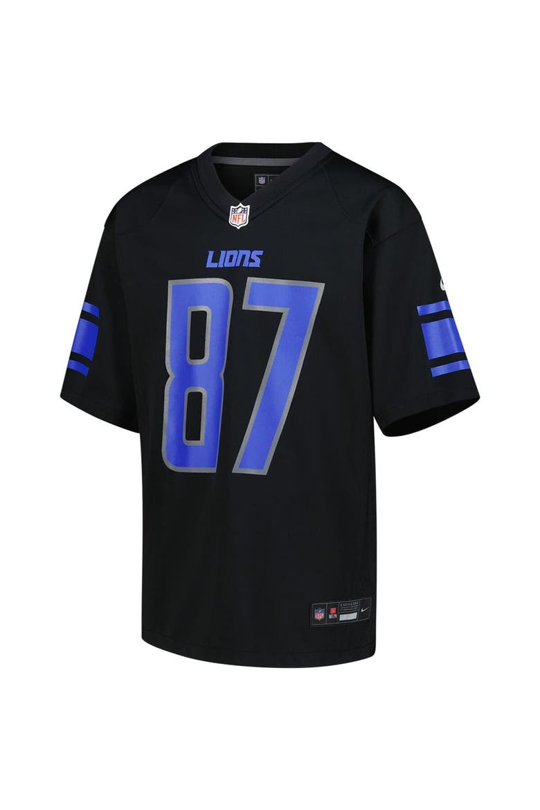 Youth Nike Sam LaPorta Black Detroit Lions Game Jersey, Alternate, color, Black
