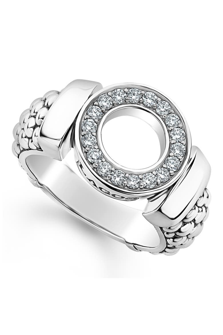 Caviar Spark Diamond Ring, Alternate, color, SILVER DIAMOND