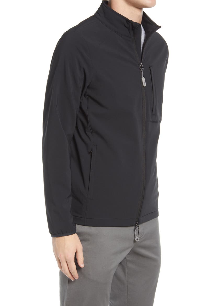 Three Season Soft Shell Jacket, Alternate, color, BLACK