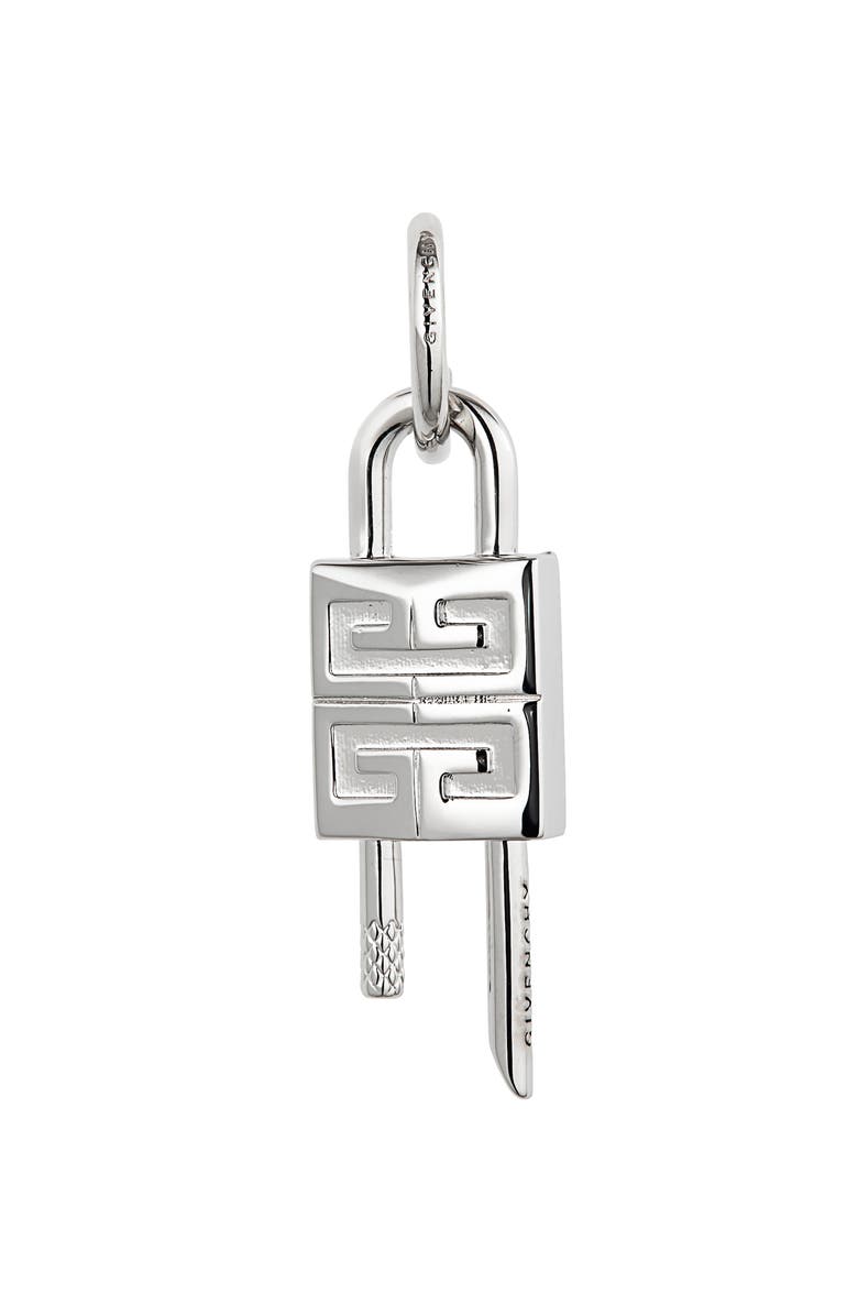 Givenchy Men's Lock Hoop Earring, Main, color, 