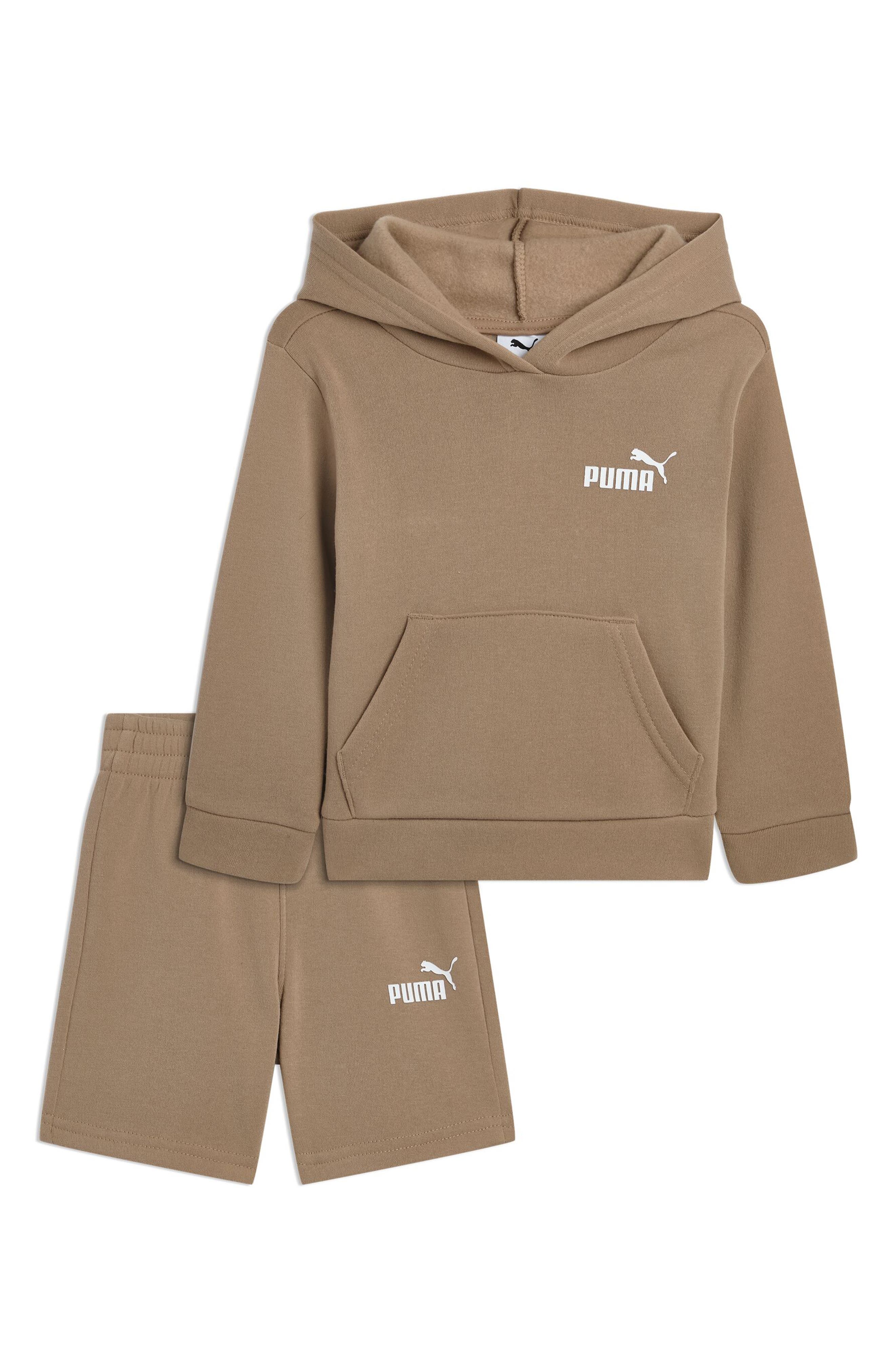 Kids' Fleece Hoodie & Shorts Set