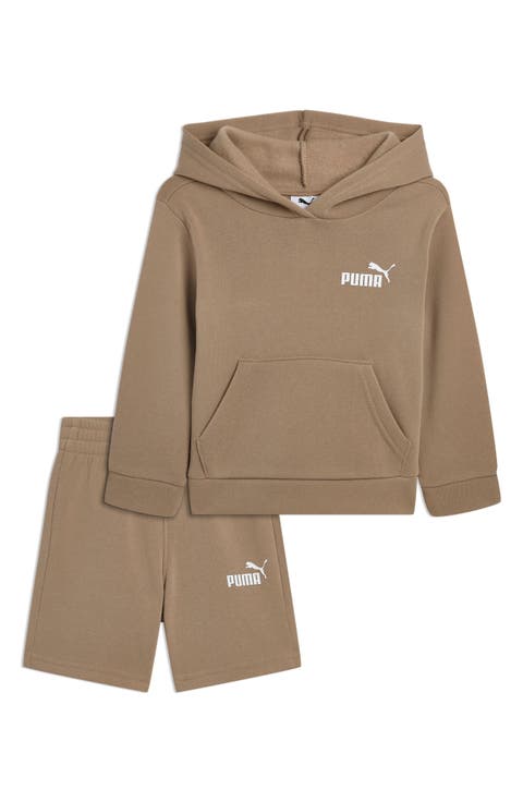 Kids' Fleece Hoodie & Shorts Set