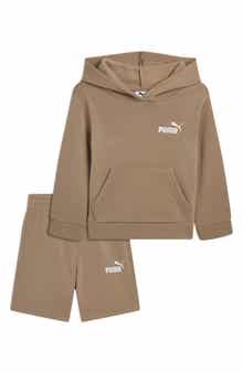 Kids' Fleece Hoodie & Shorts Set