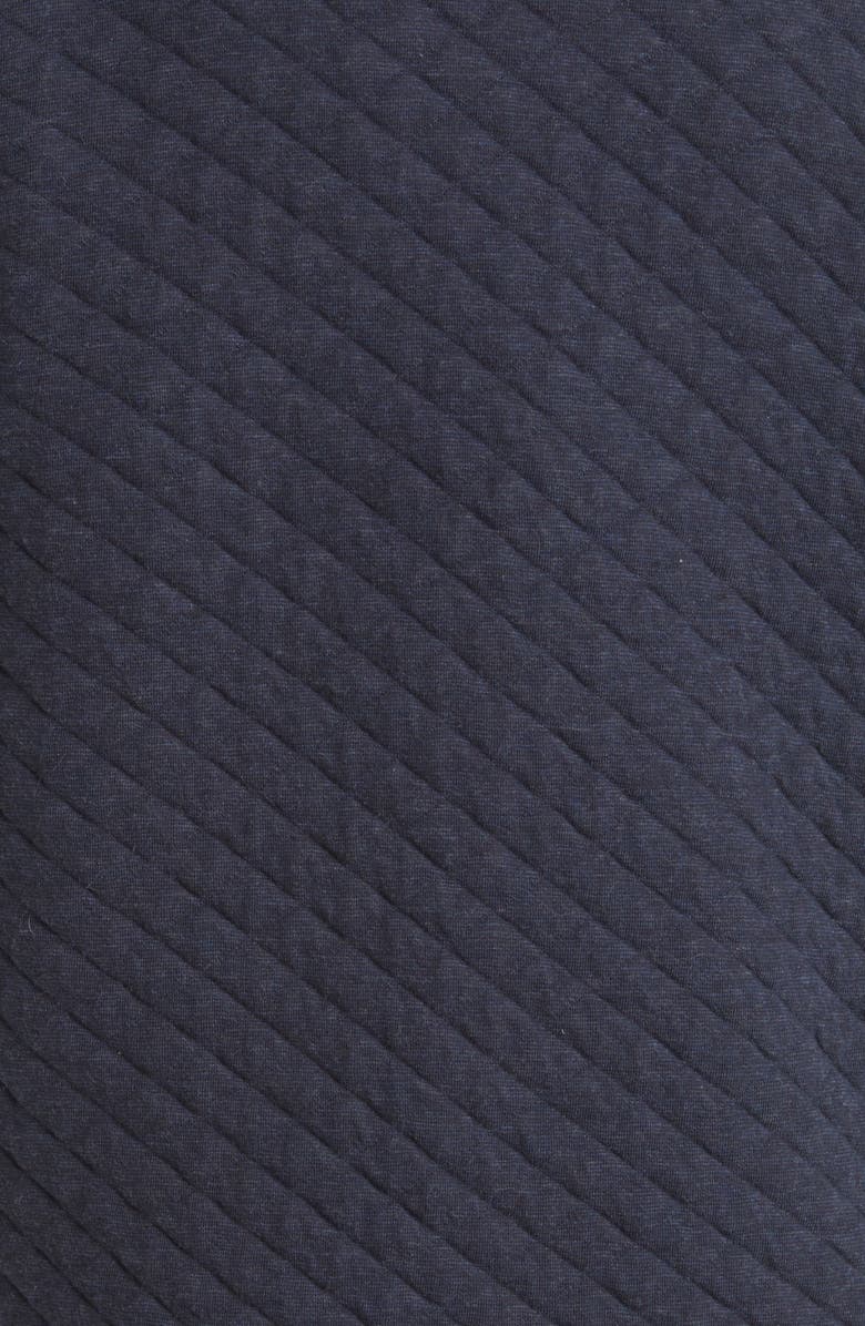 Faherty Epic Cotton Blend Quilted Shirt Jacket, Alternate, color, Navy Melange