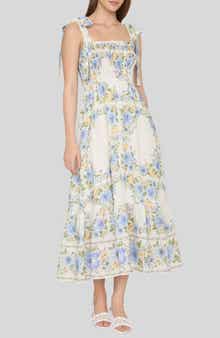 Blu Pepper Floral Midi Dress