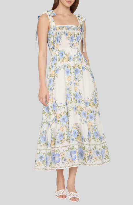 Blu Pepper Floral Midi Dress