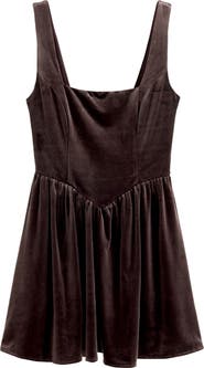 NEXT Velvet Sleeveless Minidress