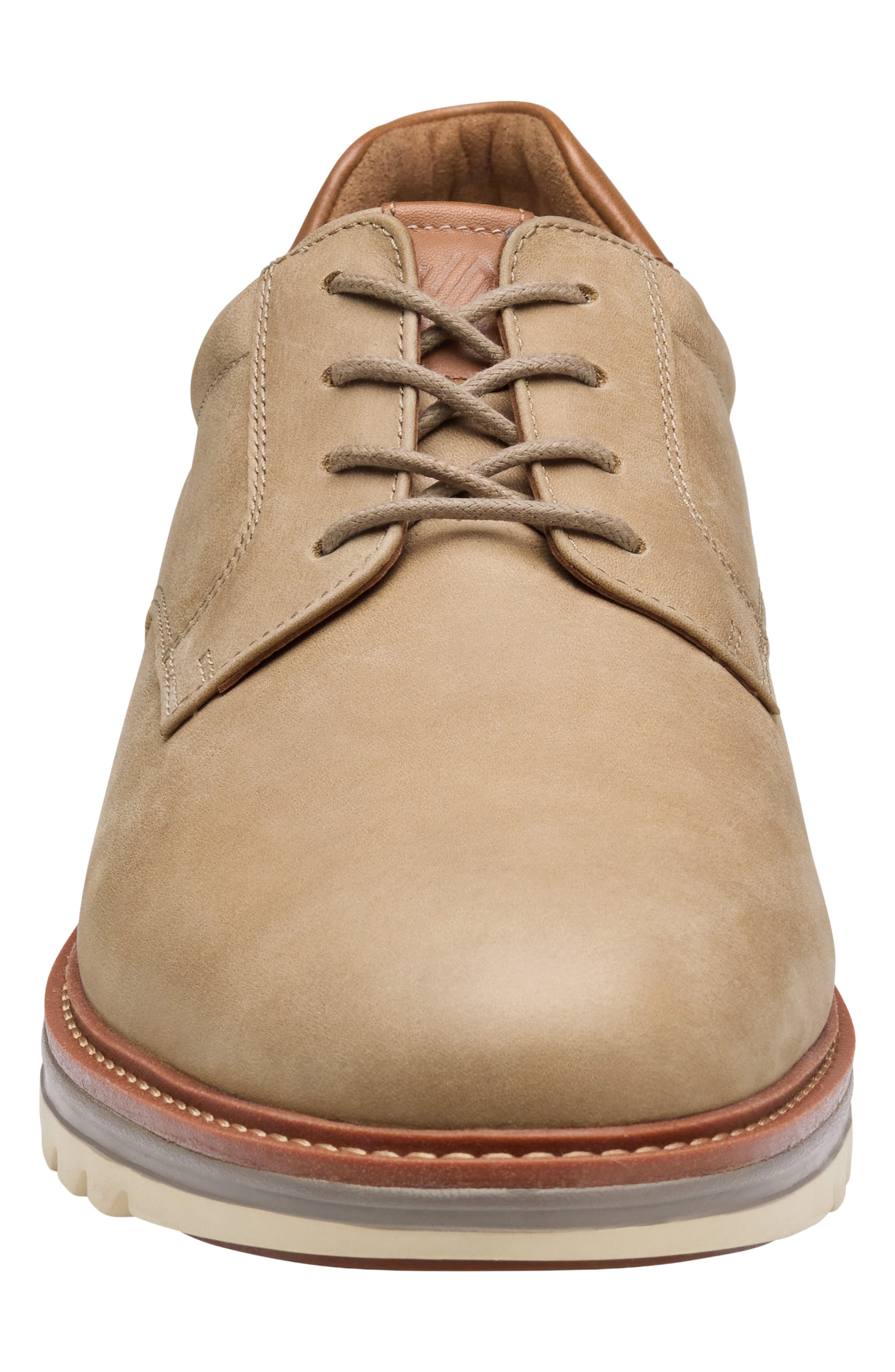 Braxton Plain Toe Derby, Alternate, color, TAUPE NUBUCK