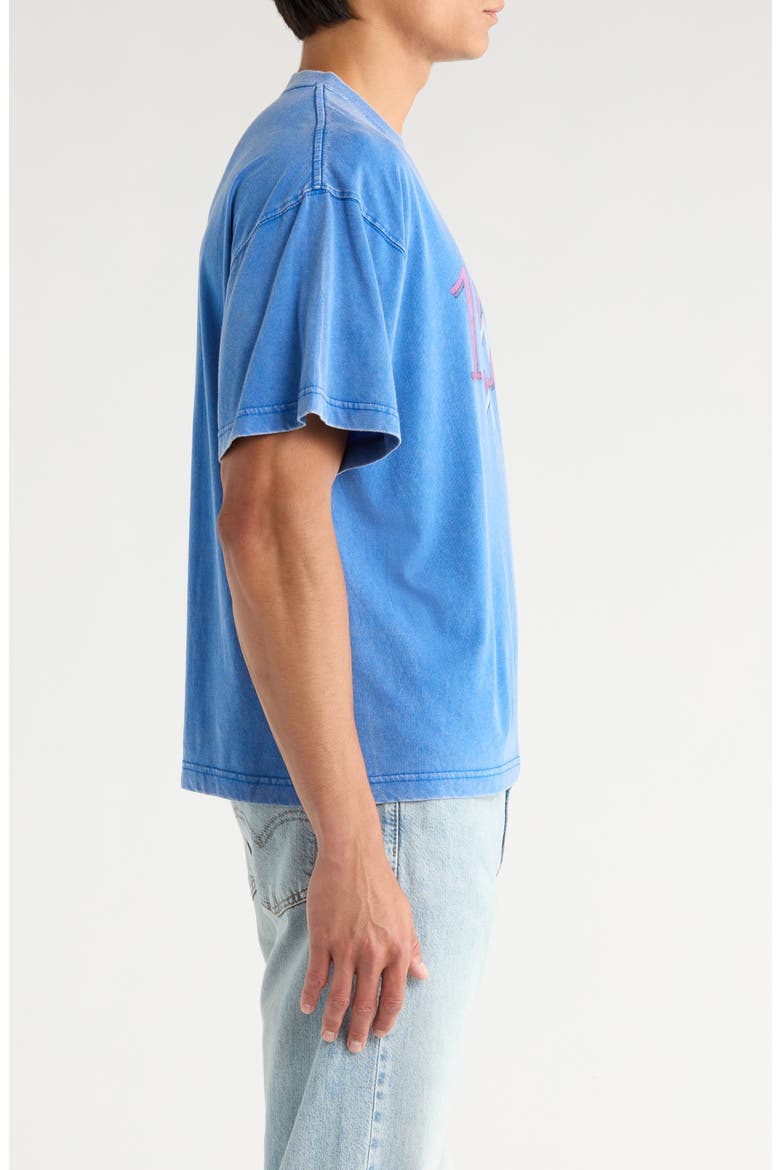 1988 Cotton Graphic T-Shirt, Alternate, color, BLUE