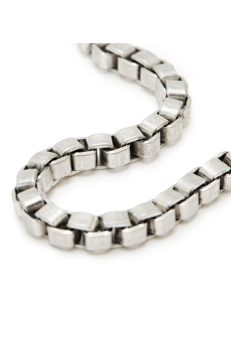 AllSaints Men's Box Chain Bracelet, Alternate, color, 