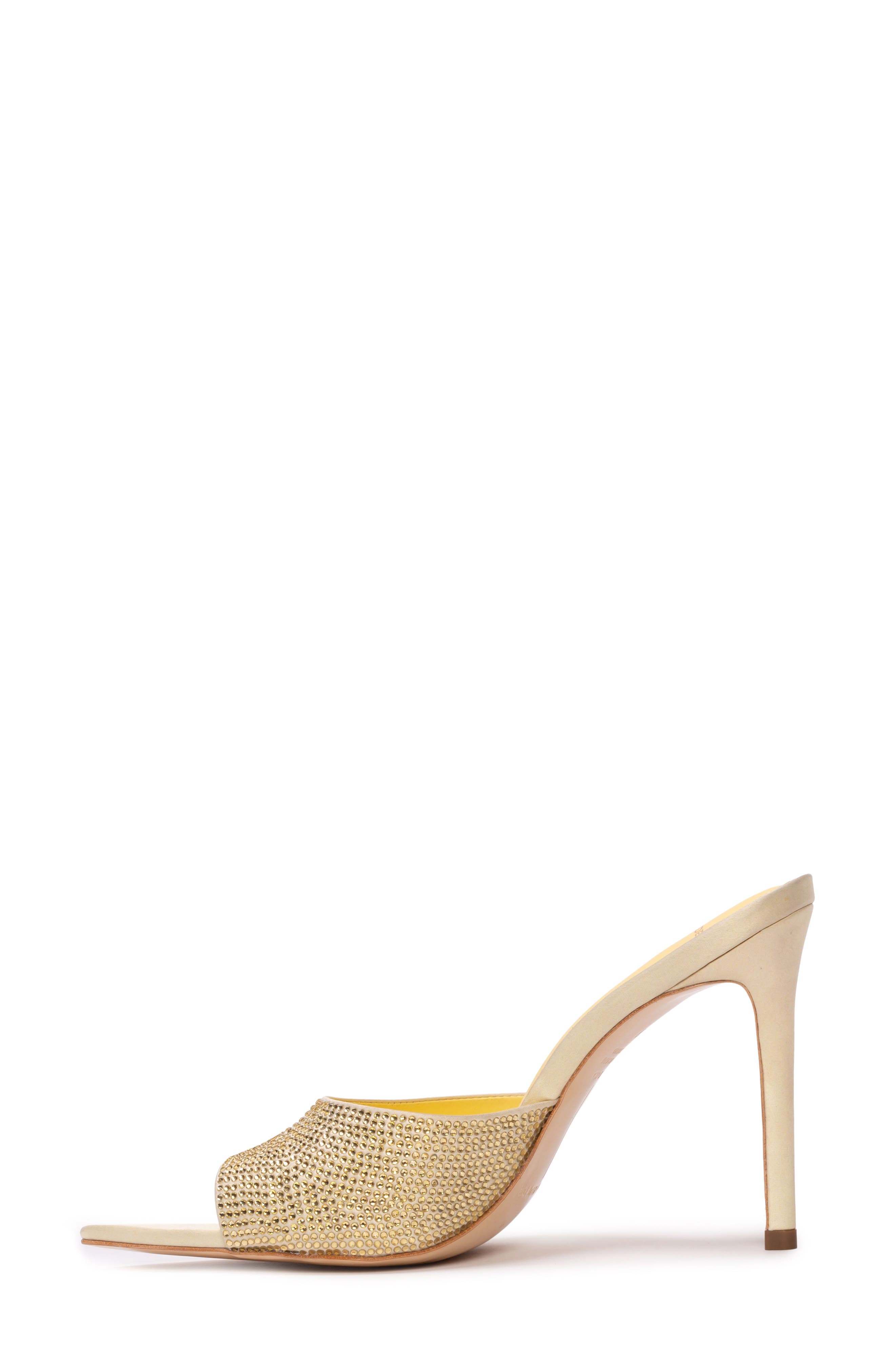 BLACK SUEDE STUDIO Bella Pointed Toe Slide Sandal, Alternate, color, 