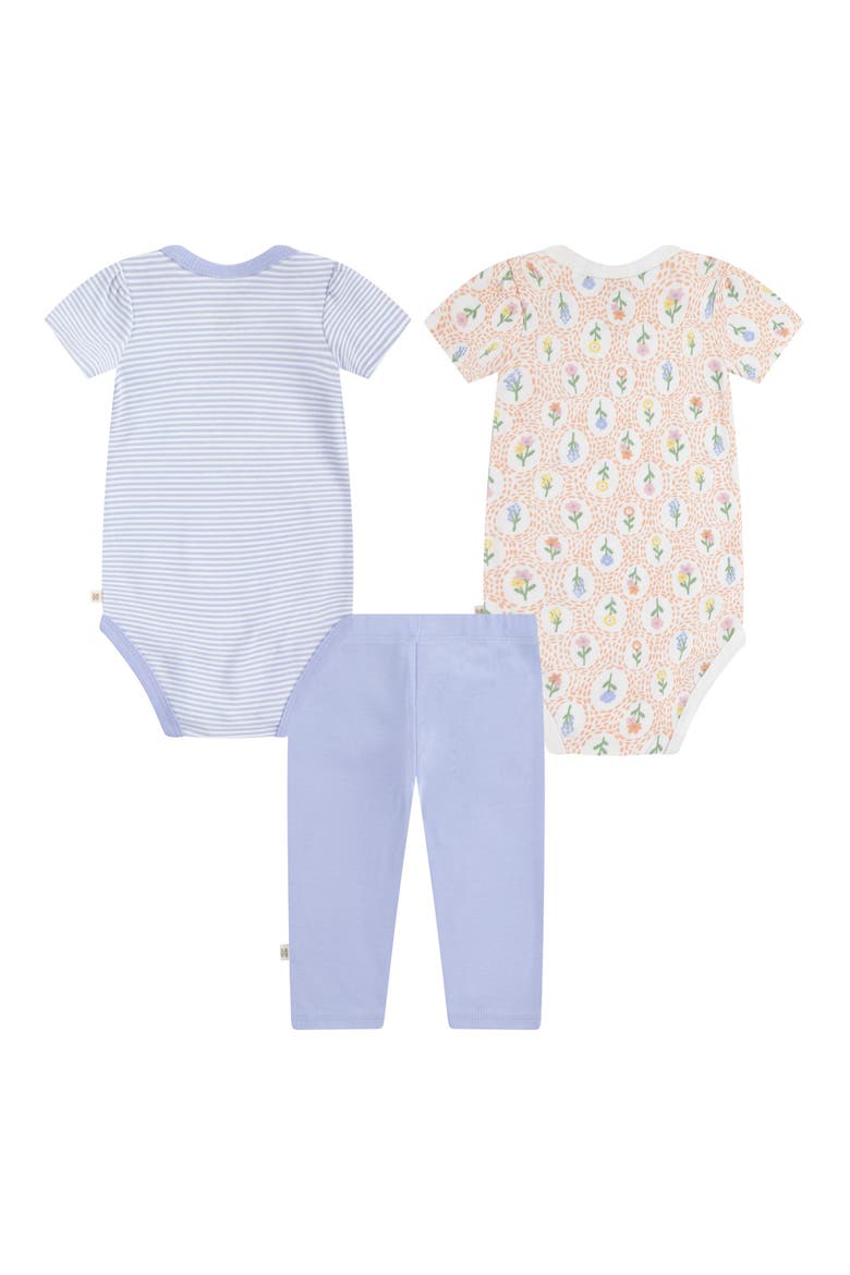 3-Piece Organic Cotton Bodysuit & Pants Set, Alternate, color, PBKBABY LA