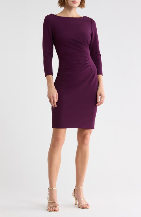 Ruched Sheath Dress
