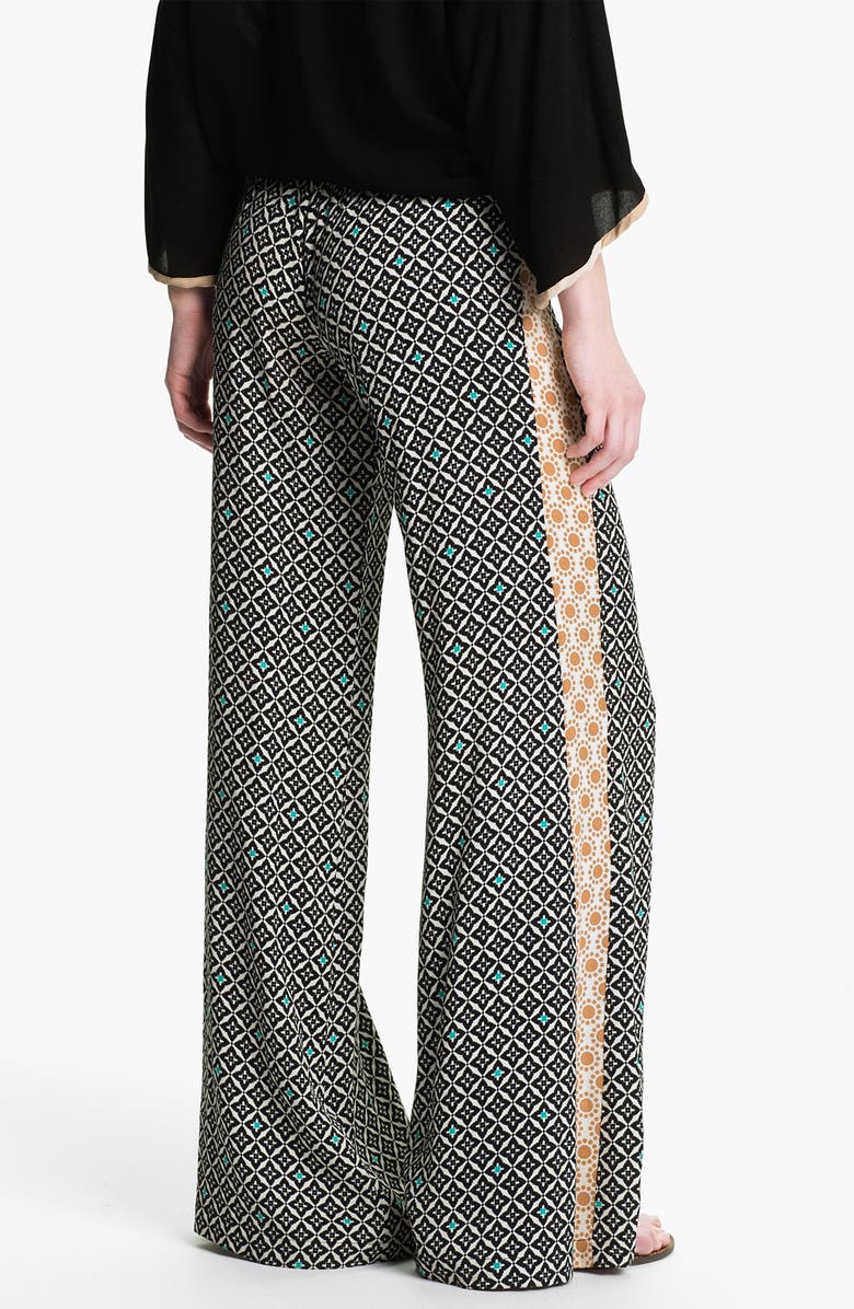 Ella Moss 'Sun Tile' Mix Print Palazzo Pants, Alternate, color, 