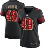 Nike Women's Nike The Faithful Black San Francisco 49ers 2025 Rivalries Collection Game Jersey
