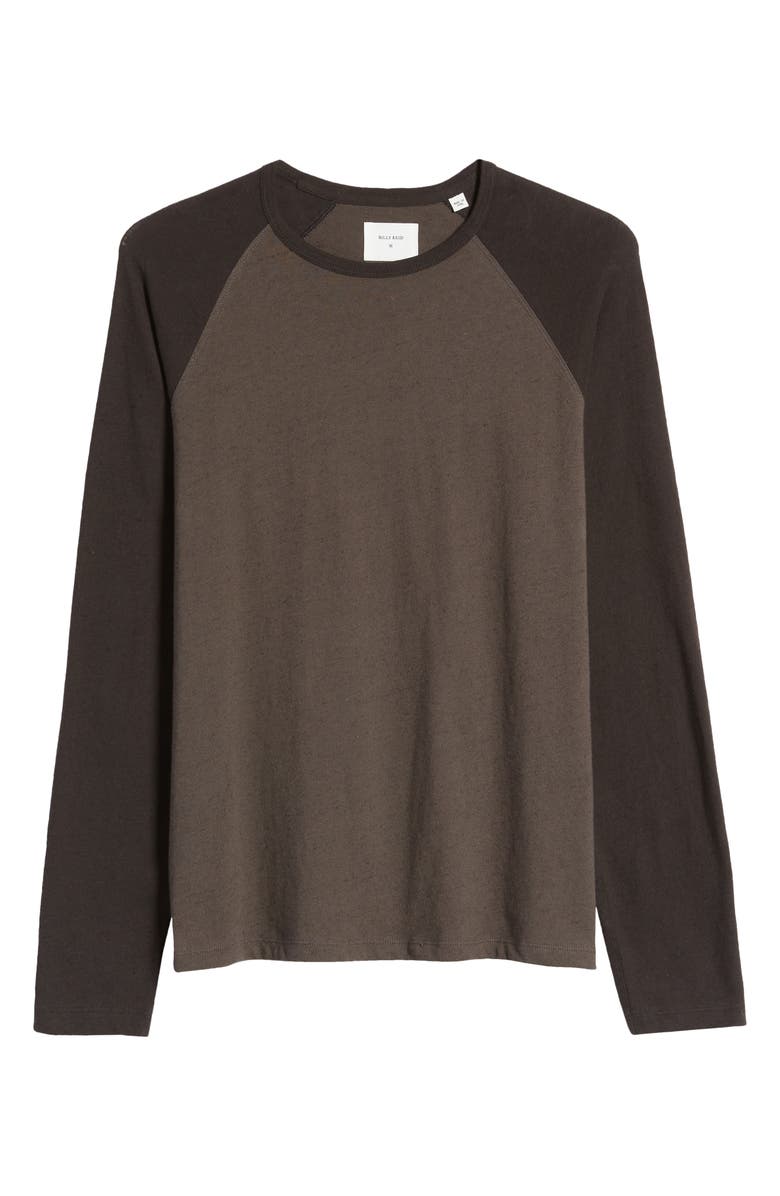 Billy Reid Cotton & Linen Baseball T-Shirt, Alternate, color, 