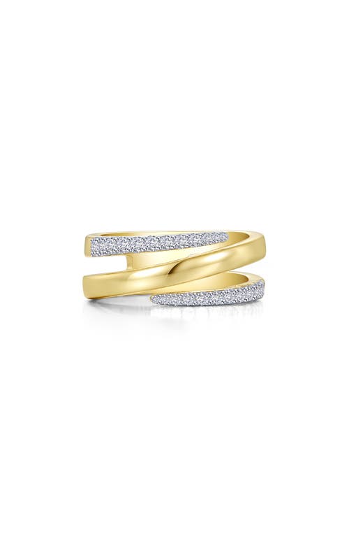 Lafonn Two-Tone Simulated Diamond Wrap Ring in White 
