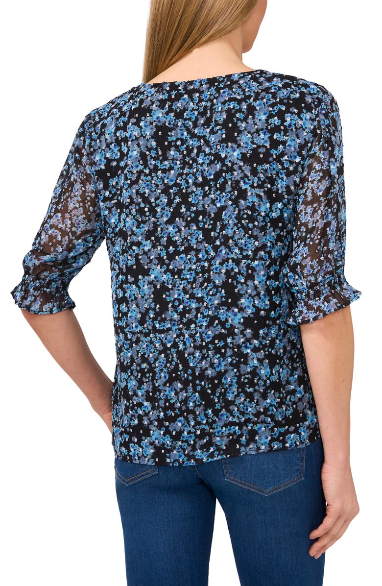 CeCe Ruffle Cuff Top, Alternate, color, 