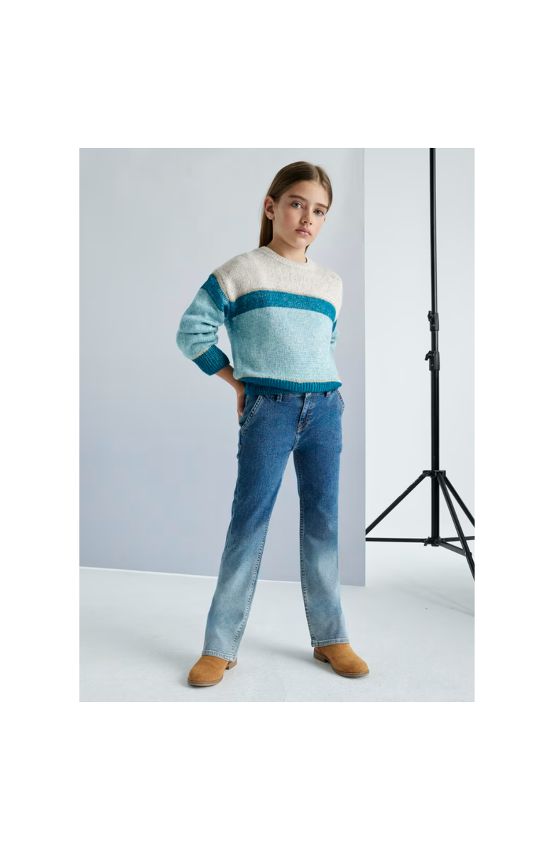 Mayoral Gardient Jeans, Alternate, color, Denim Blue