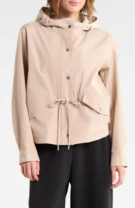 Crop Drawstring Hem Jacket