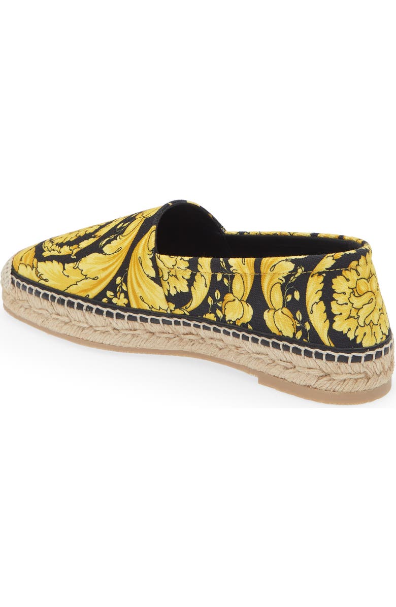 Versace Barocco Print Espadrille, Alternate, color,