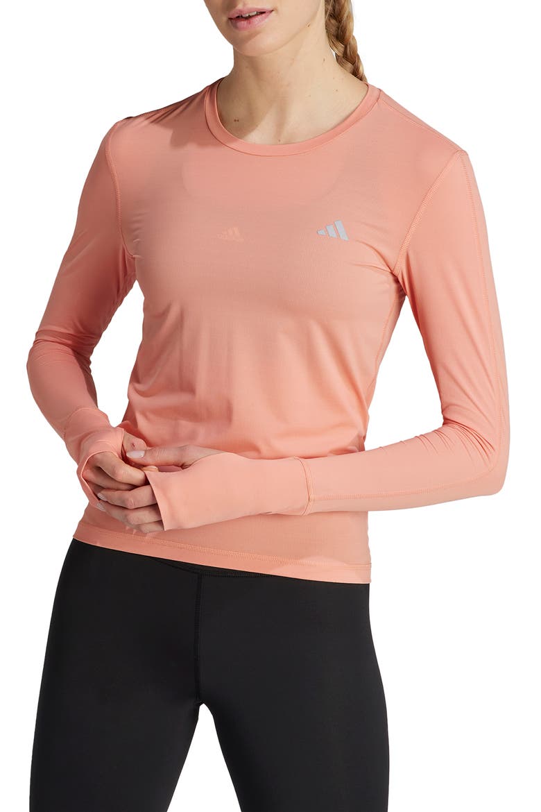 Fast Long Sleeve T-Shirt, Main, color, WONDER CLAY