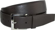 CrookhornDavis Men's Parma Buttercalf Grain Tubular Leather Dress Belt