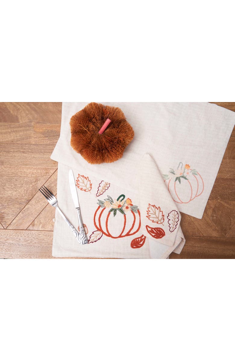 C&F Home Autumn Botanical Table Runner 14" x 72", Alternate, color, Beige