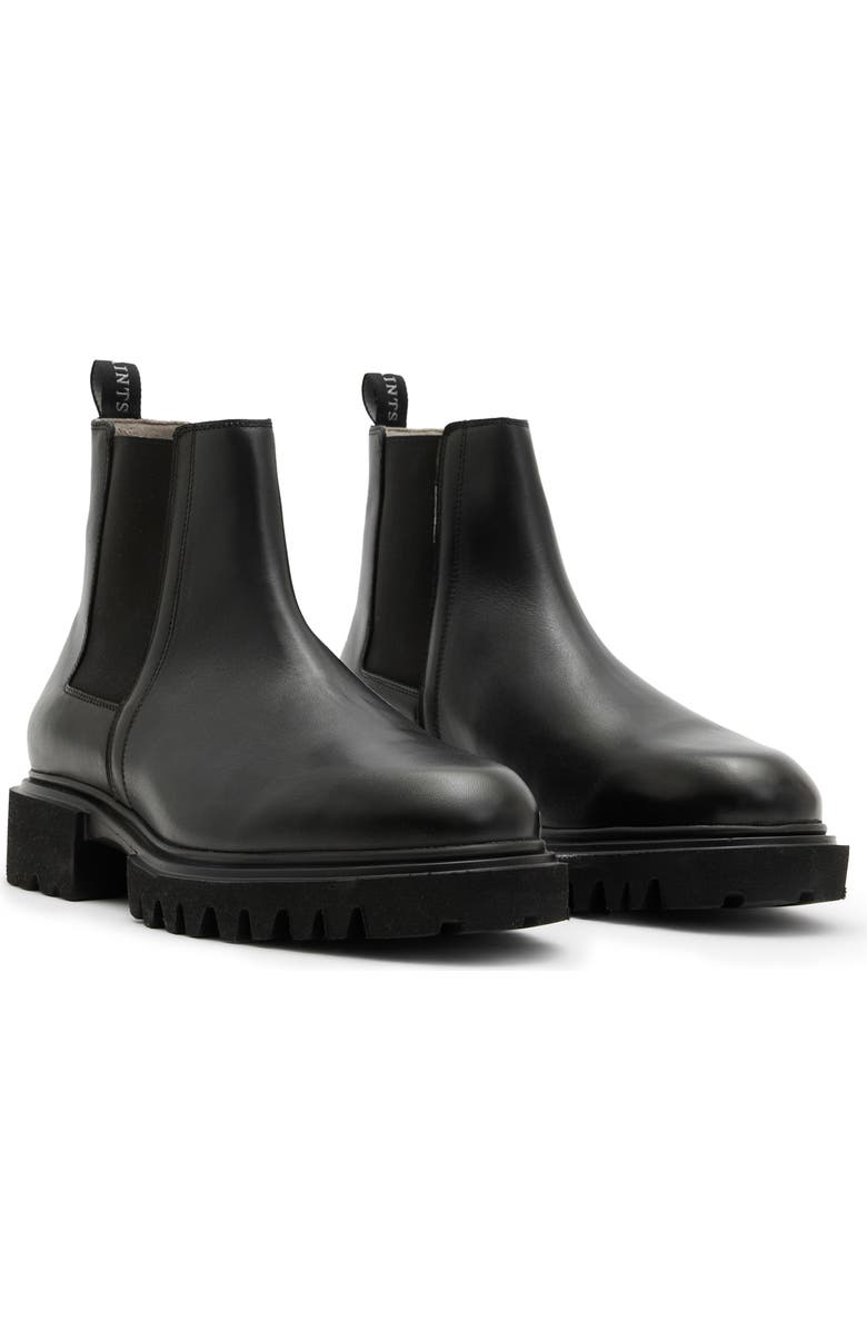 AllSaints Chelsea Boot, Main, color, Black