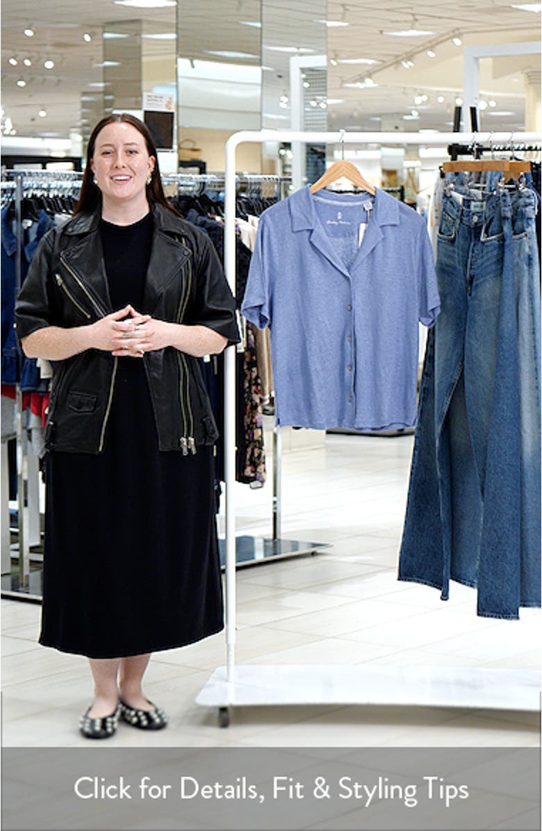 Linnea Linen Camp Shirt, sales video thumbnail