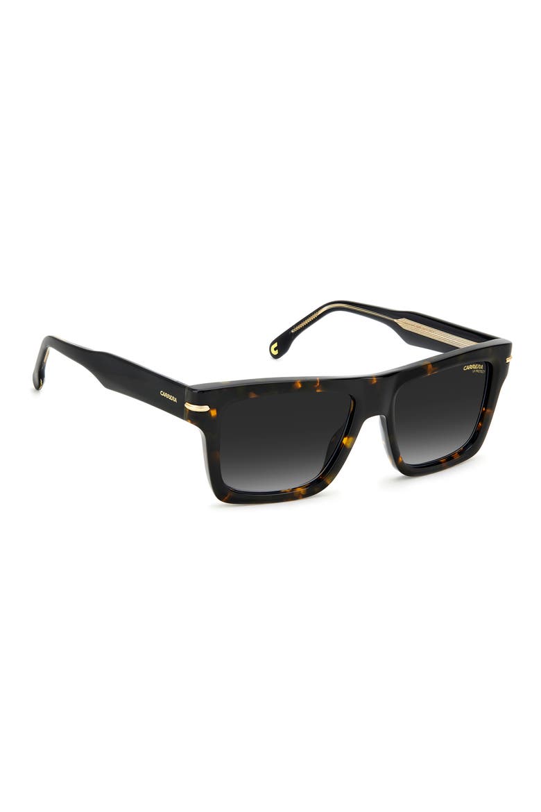 54mm Rectangular Sunglasses, Alternate, color, Z/DNUHAVANA/ GREY SHADED