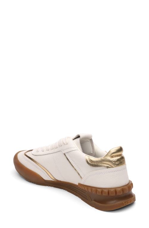 Ash Podium Sneaker In White/platino